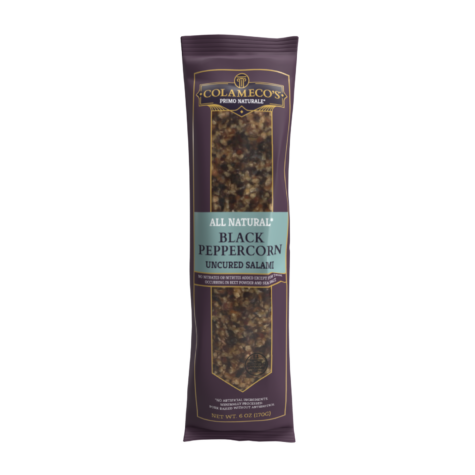 Black Peppercorn Uncured Salami Chub (6oz)