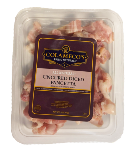 Diced Uncured Pancetta (4oz)