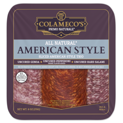 Uncured Sliced American Style Trio (6oz)