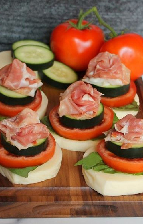 Caprese Garden Stacks