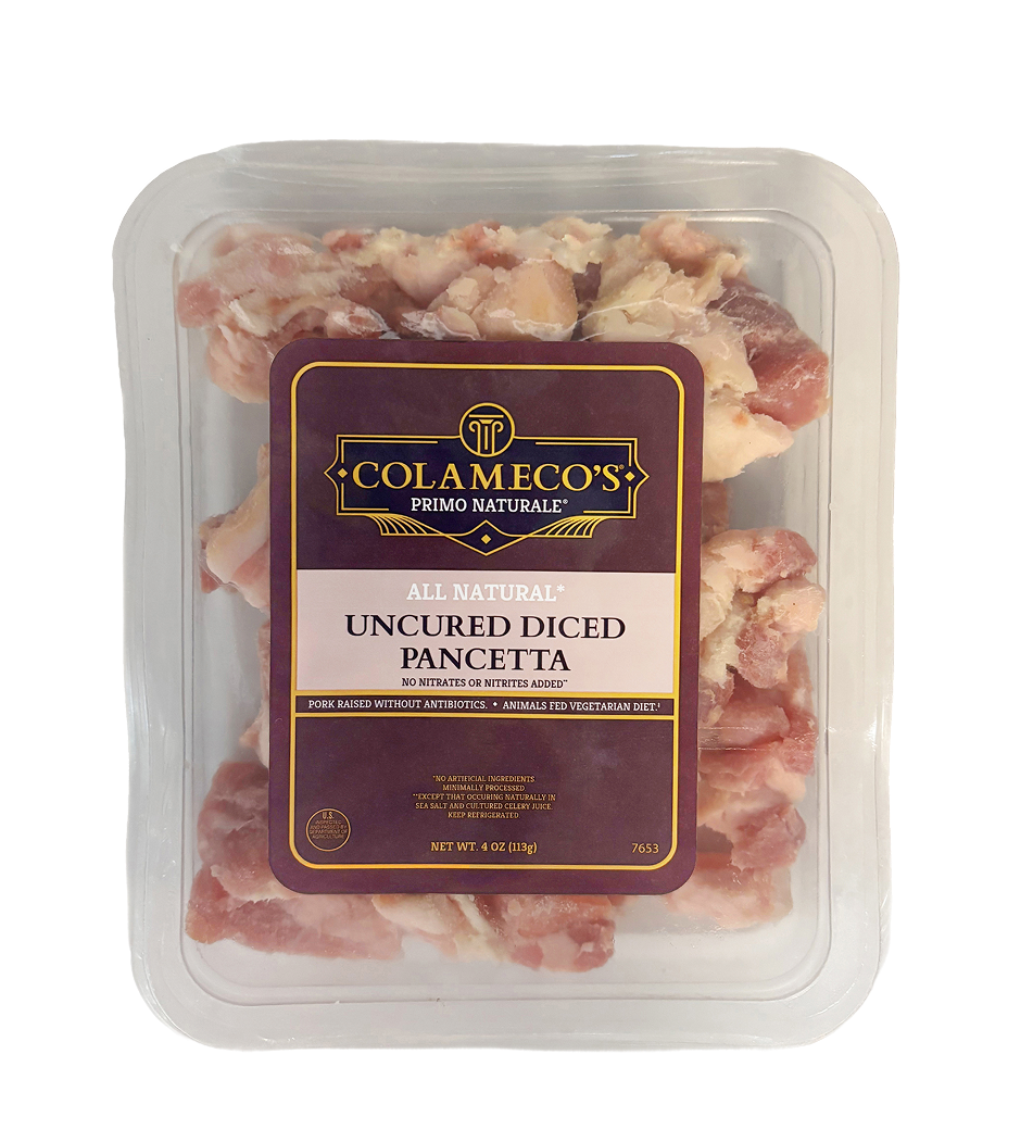 Diced Uncured Pancetta (4oz)