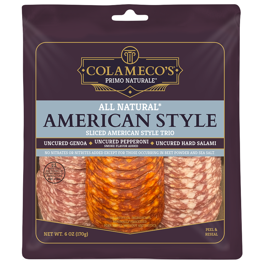 Uncured Sliced American Style Trio (6oz)